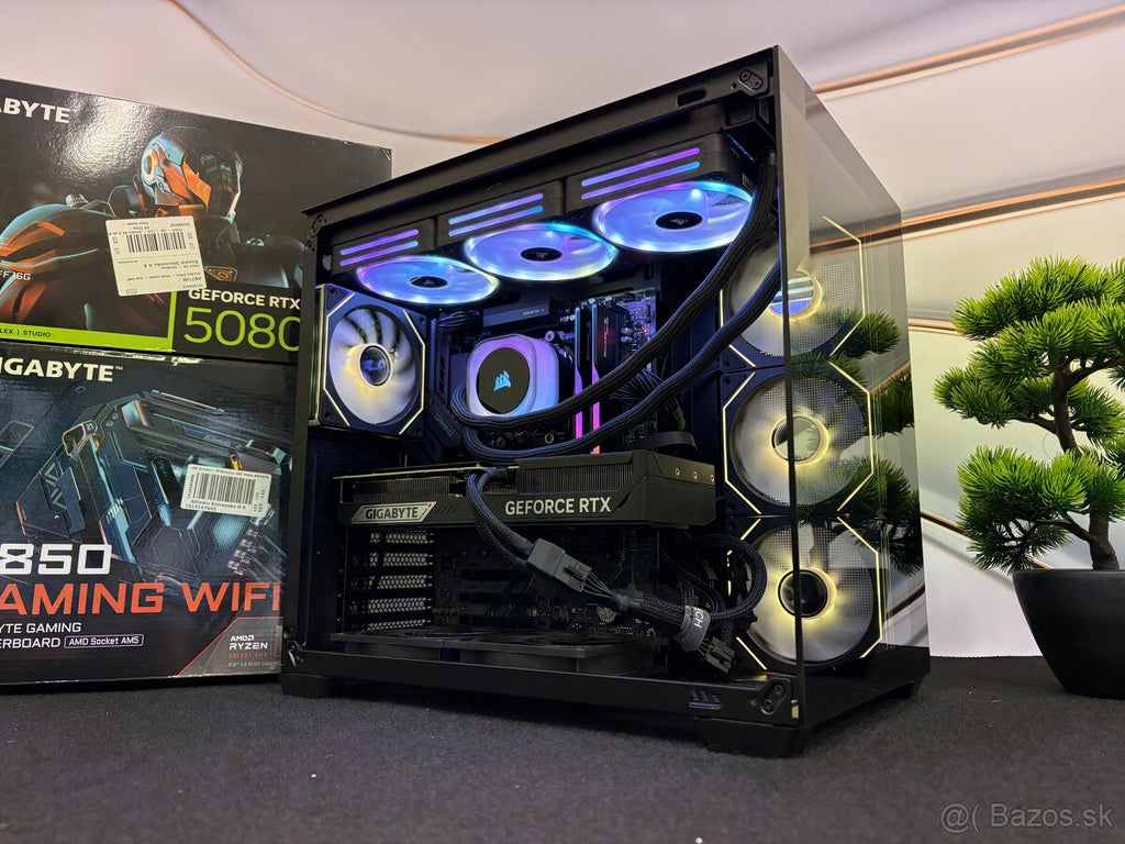 Herný PC R9 9800X3D / RTX 5080 16GB / 32GB DDR5 / 2TB NVMe