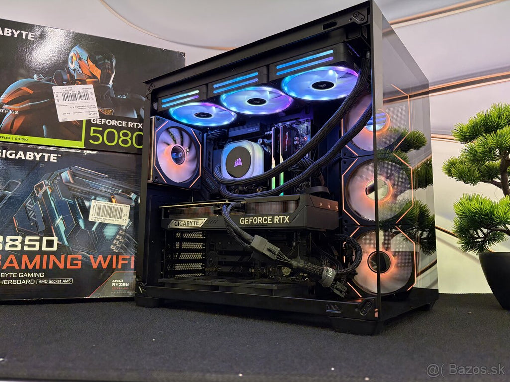 Herný PC R9 9800X3D / RTX 5080 16GB / 32GB DDR5 / 2TB NVMe