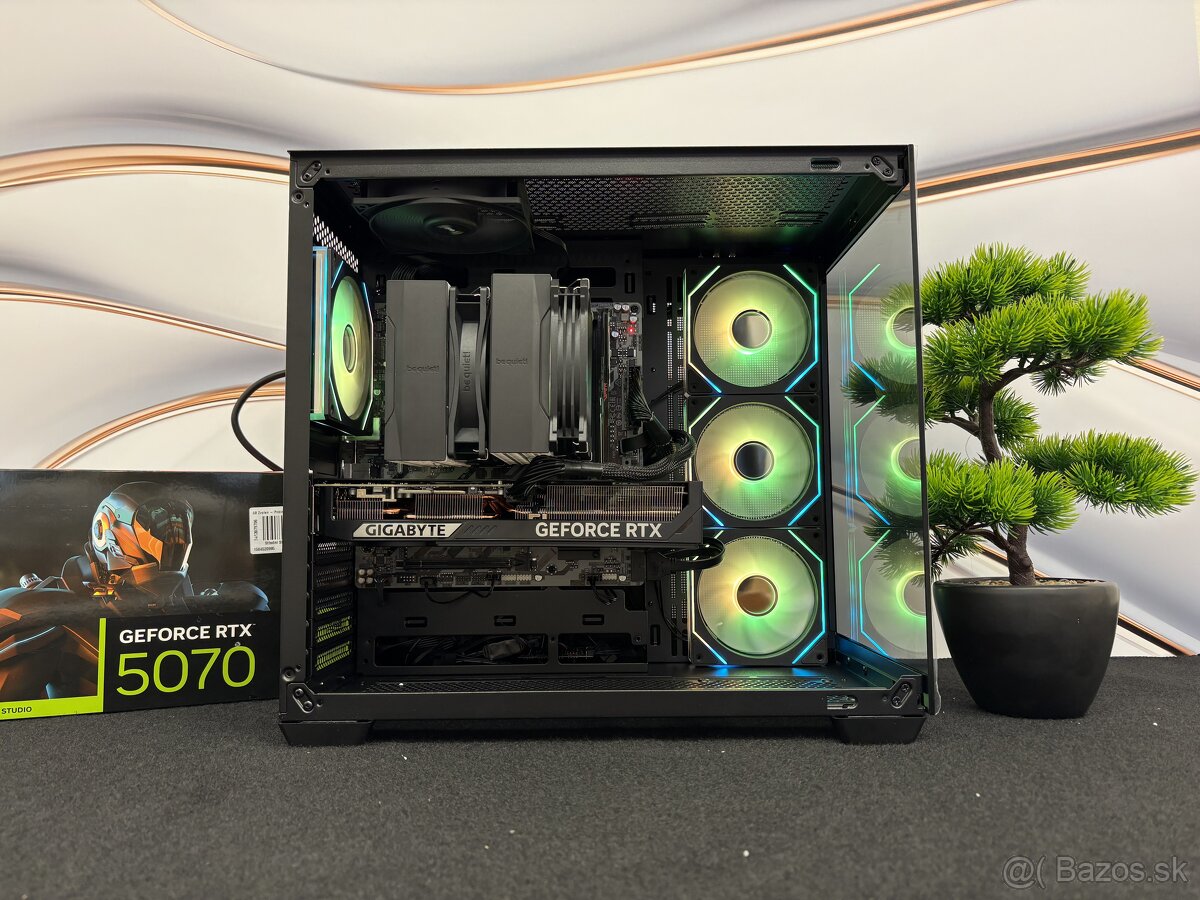 Herný PC R7 7800X3D / RTX 5070 12GB / 32GB DDR5 / 1TB NVMe