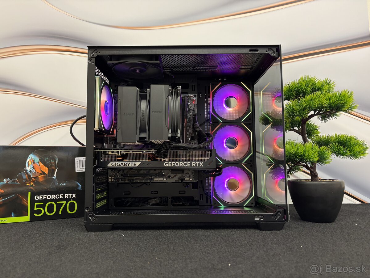Herný PC R7 7800X3D / RTX 5070 12GB / 32GB DDR5 / 1TB NVMe
