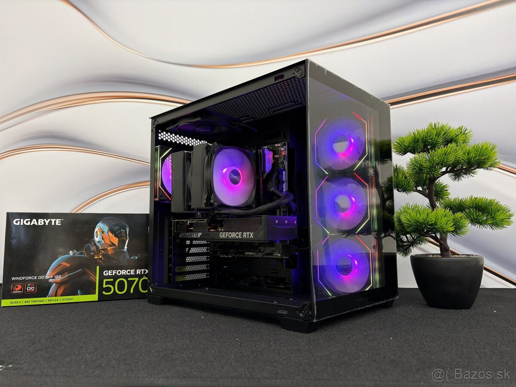 Herný PC R7 7800X3D / RTX 5070 12GB / 32GB DDR5 / 1TB NVMe